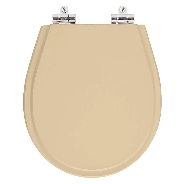 Assento Sanitario Poliester com Amortecedor Avalon Papaya para Vaso Ideal Standard