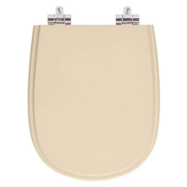 Assento Sanitario Poliester com Amortecedor Paris Visone (Salmao) para Vaso Ideal Standard