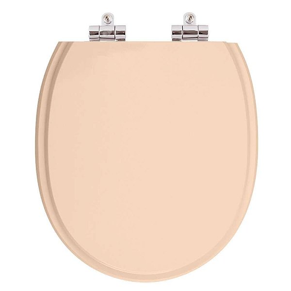 Assento Sanitario com Amortecedor Village Rosa Floral para Vaso Deca