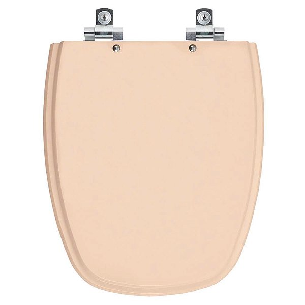 Tampa de Vaso Sanitário com Amortecedor Monte Carlo Rosa Floral para Bacia Deca