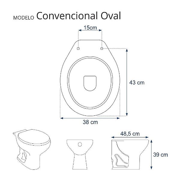 Tampa de Vaso Convencional / Oval Vermelho Para Bacia de todos os fabricantes de louças