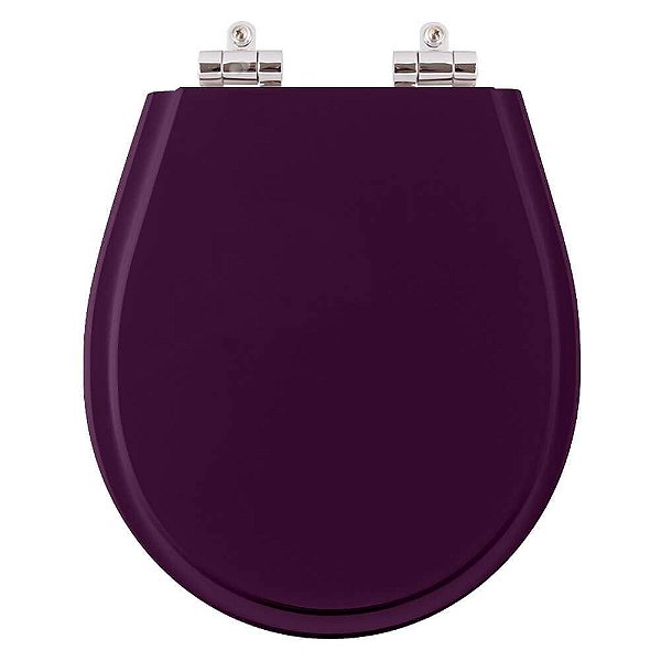 Assento Sanitario Poliester Com Amortecedor Avalon Ametista Para Vaso Ideal Standard