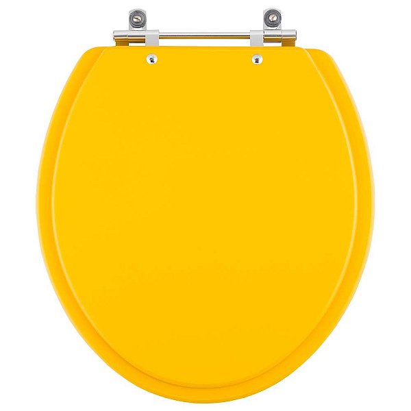 Tampa de Vaso Convencional / Oval Amarelo Para todos os fabricantes de louças