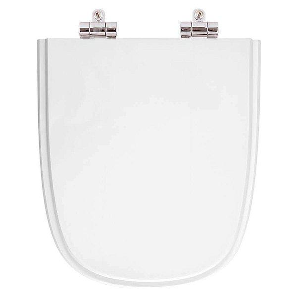 Tampa De Vaso Poliester Com Amortecedor Ibiza Branco Para Bacia Incepa