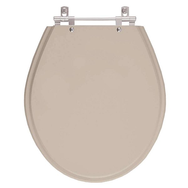 Assento Sanitário Ravena Bege Saara para vaso Deca