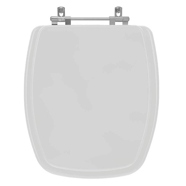 Assento Sanitário Laguna Cinza Prata para vaso Hervy