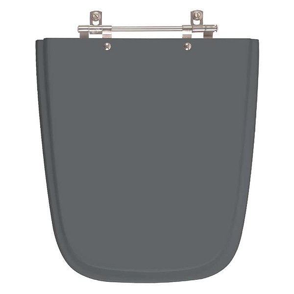 Assento Sanitário Aero Cinza Quartzo (Cinza Escuro) para vaso Ideal Standard