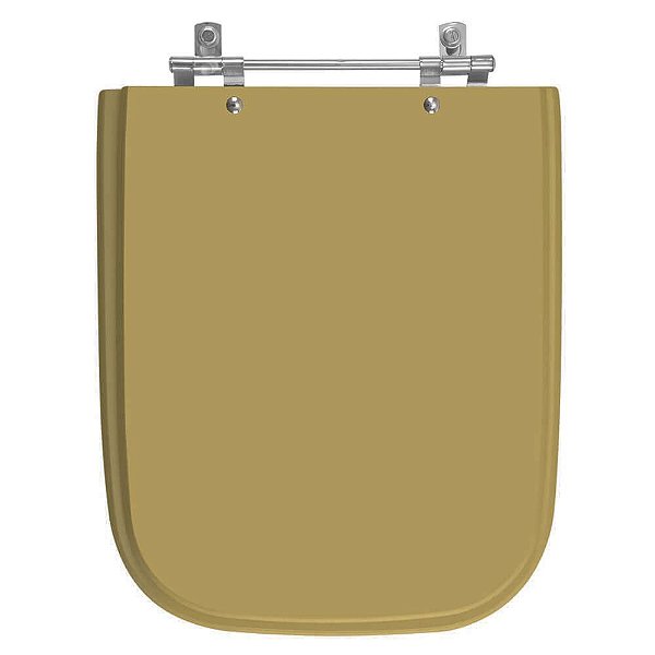 Assento Sanitário Tivoli Amendoa para vaso Ideal Standard