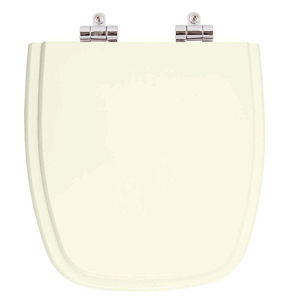 Assento Sanitário Poliester Soft Close City Pergamon (Bege Claro) para vaso Celite