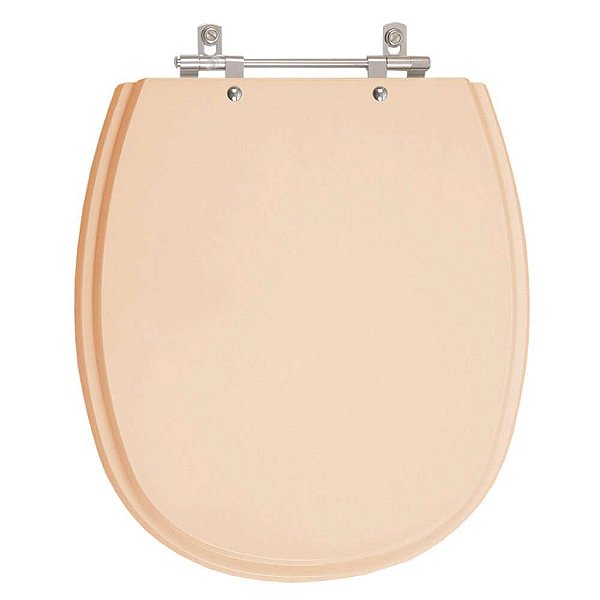 Assento Sanitário Poliester Aspen Rosa para vaso Deca