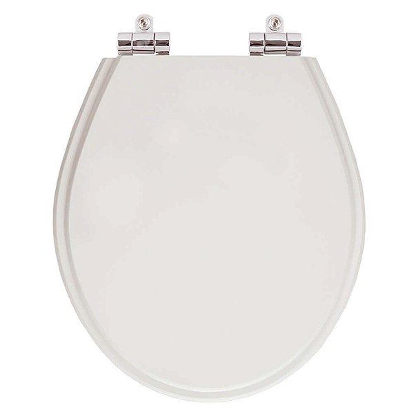 Assento Sanitário Poliester Soft Close Studio Cinza Real para bacia Deca