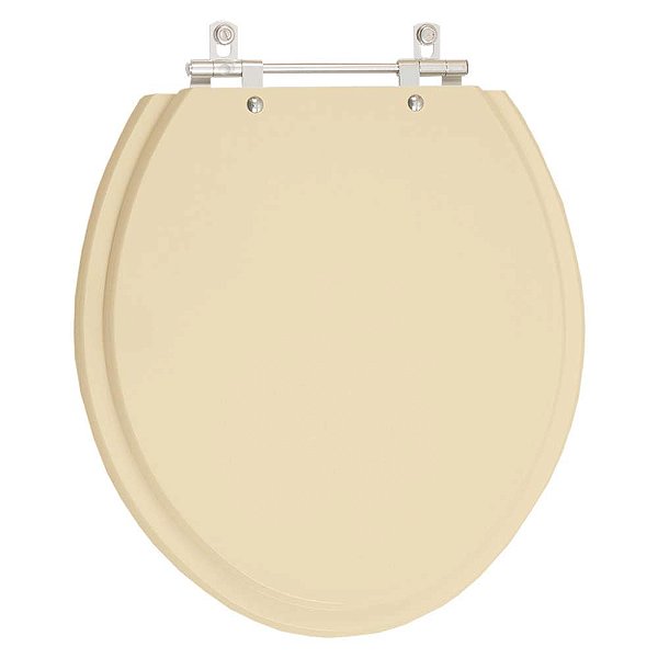 Assento Sanitario Poliester Convencional Oval Salmão para vaso Icasa