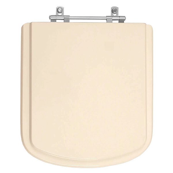 Assento Sanitário Poliester Bali Pêssego Rosa Shell para vaso Incepa