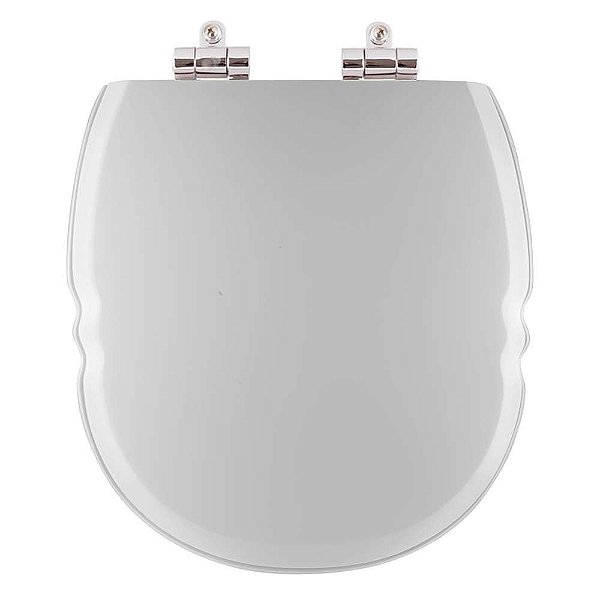 Assento Sanitário Soft Close Massima Cinza Platina P/ Louça Incepa