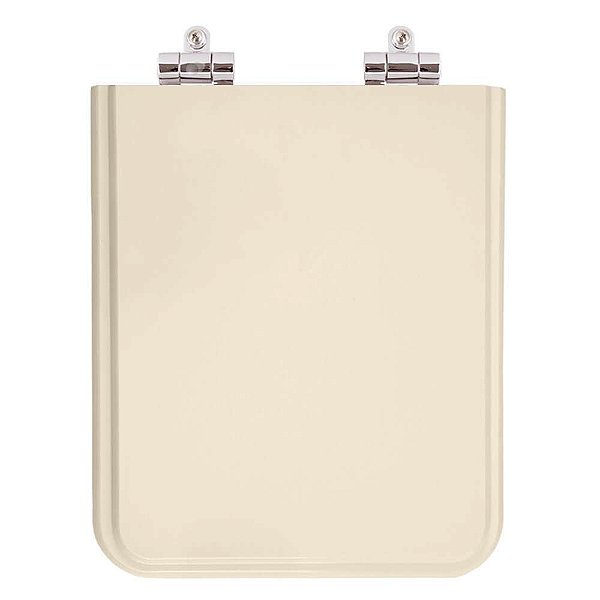 Assento Sanitário Poliester Soft Close Square Pêssego Rosa Shell para vaso Incepa