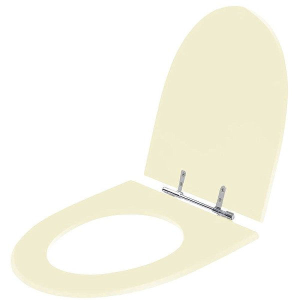 Assento Sanitário Poliester Studio Bone (Bege) para vaso Incepa