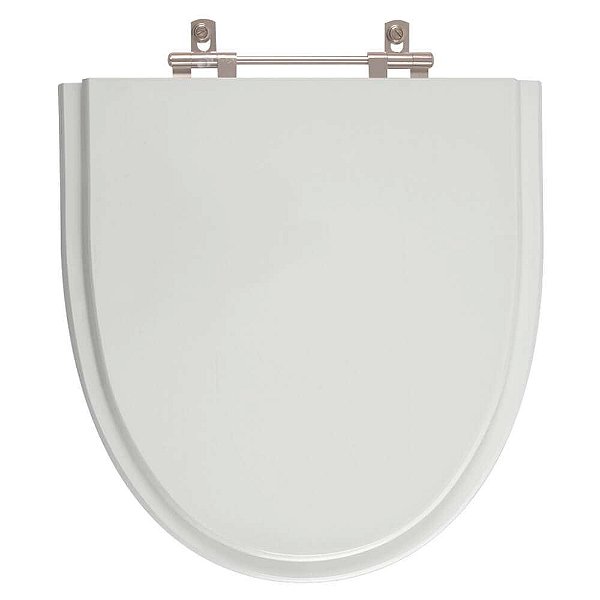 Assento Sanitário Poliester Studio Cinza Platina para vaso Incepa