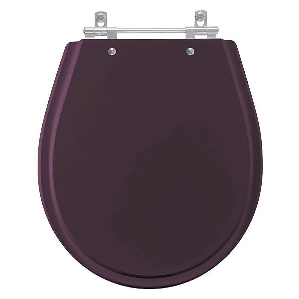Assento Sanitário Poliester Avalon Ametista (Roxo) para vaso Ideal Standard