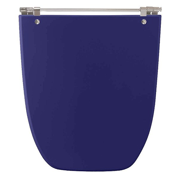 Assento Sanitário Poliester Scala Azul Cobalto para vaso Ideal Standard