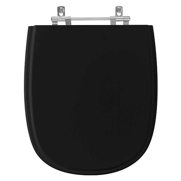 Assento Sanitário Dona Beja Preto para vaso Santa Clara