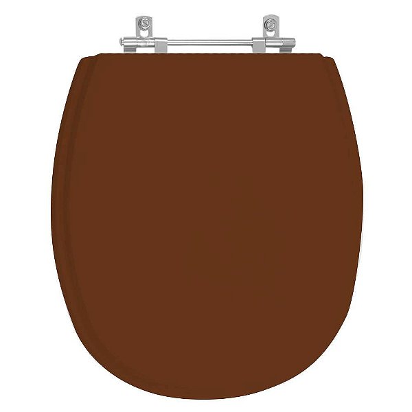 Assento Sanitario Poliester Aspen Caramelo para Vaso Deca