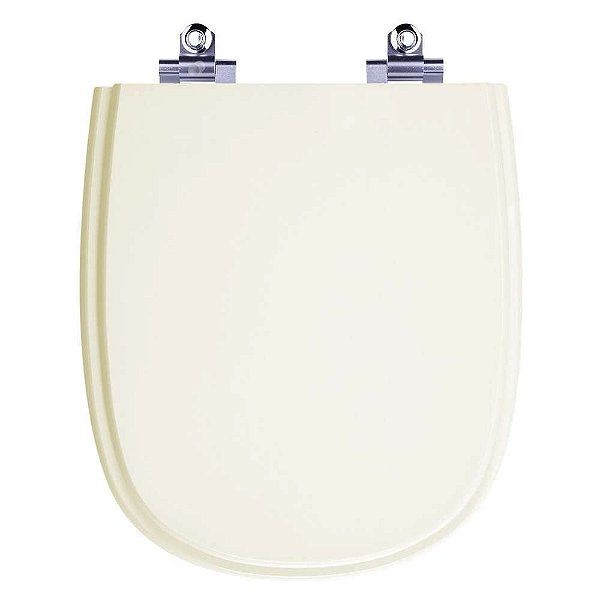 Assento Sanitário Laqueado Soft Close Sabatini Palha (bege claro) para vaso Icasa