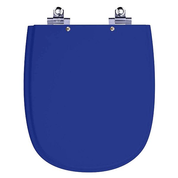 Assento Sanitário Laqueado Soft Close Sabatini Azul para vaso Icasa