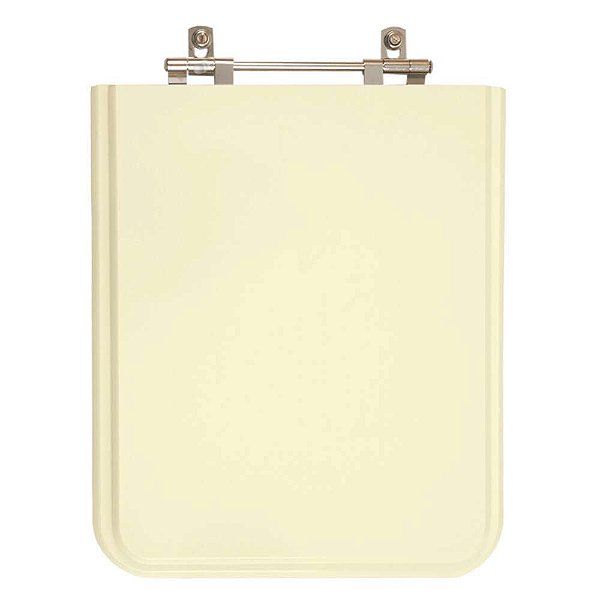 Tampa de Vaso Poliester Square Bone (Bege Claro) para Bacia Incepa