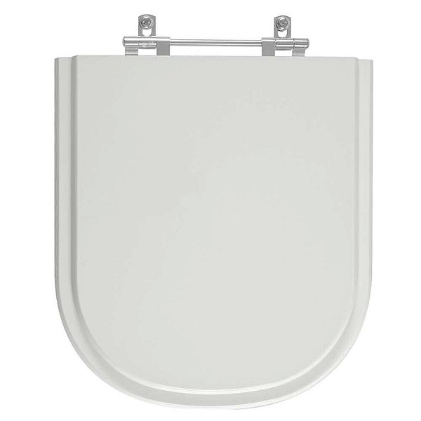 Tampa de Vaso Poliester Vogue Plus Cinza Claro para Bacia Deca 6lpf