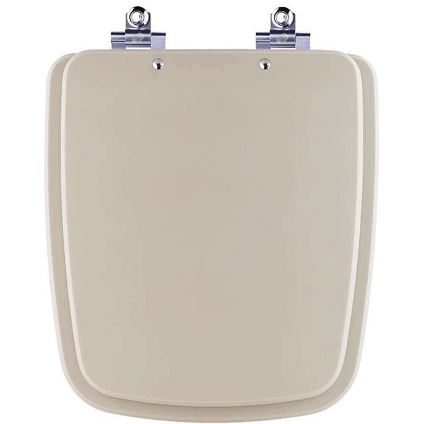 Tampa De Vaso Sanitario Com Amortecedor Boss Champagne Bege Fosco Para Bacia Incepa