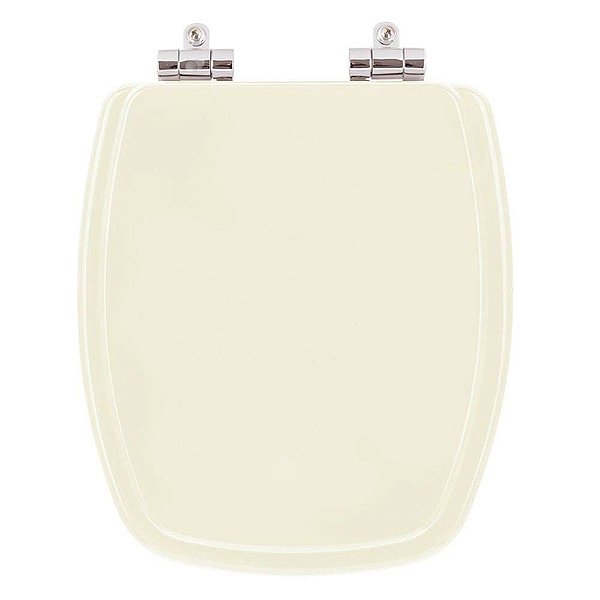 Tampa de Vaso Sanitário Poliéster com Amortecedor Primula Plus Marfim para bacia Fiori