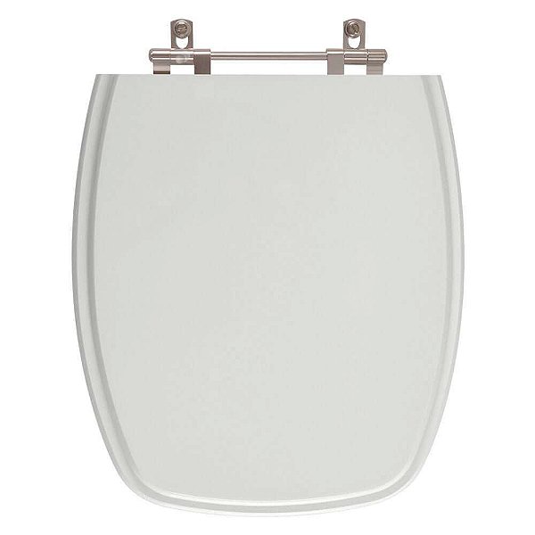 Tampa de Vaso Sanitário Amarilis Cinza Claro para bacia Fiori