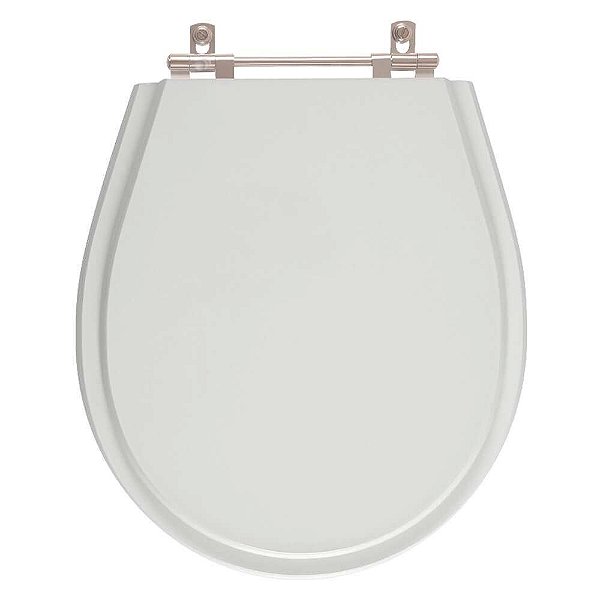 Tampa de Vaso Sanitário Aries Cinza Claro para bacia Eternit