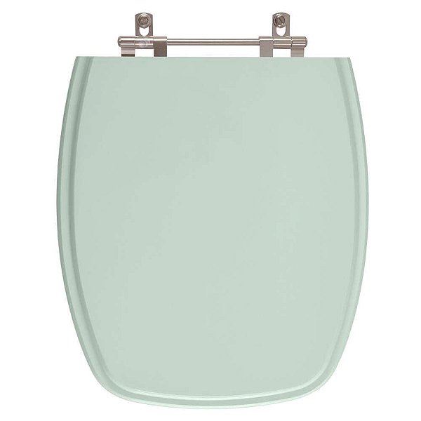 Tampa de Vaso Sanitário Poliéster Amarilis Verde Claro para bacia Fiori