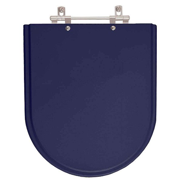 Tampa de Vaso Sanitário Poliéster Jasmim Azul para bacia Fiori