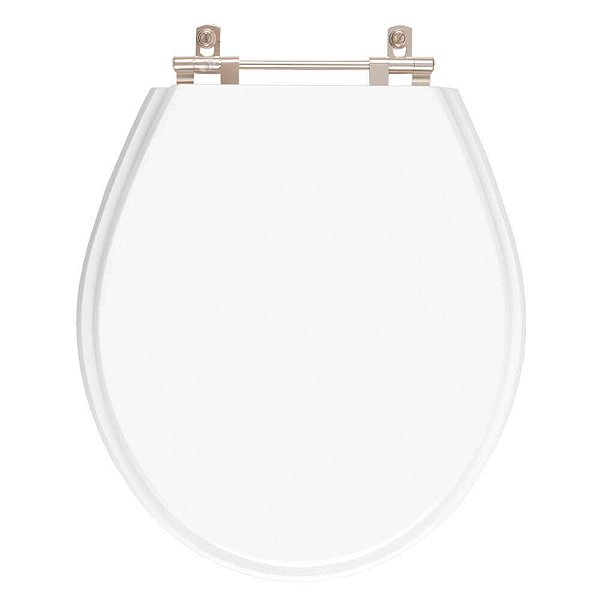 Tampa de Vaso Poliéster Carina Branco para bacia Ideal Standard 6lpf