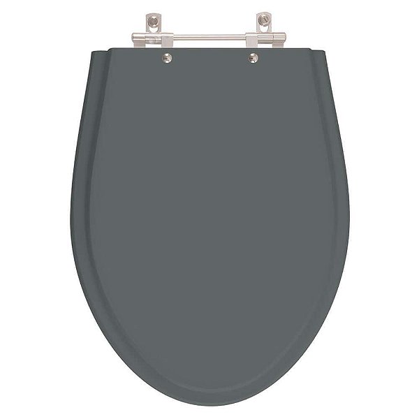 Tampa de Vaso Sanitário Absolute Cinza Quartzo (Cinza Escuro) para bacia Ideal Standard
