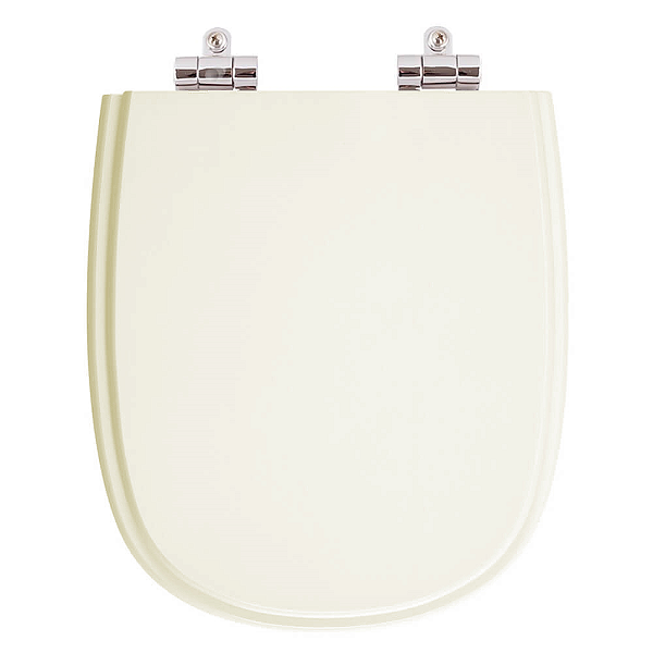 Tampa de Vaso Sanitário Poliéster com Amortecedor Sabatini Palha para bacia Icasa