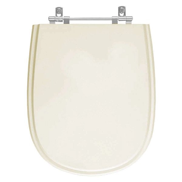 Tampa de Vaso Sanitário Poliéster Sabatini Areia para bacia Icasa