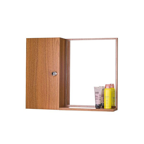 Armário para Banheiro com Espelho Freijó