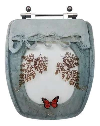 Tampa De Vaso Decorada Primula Plus Verde P/ Bacia Fiori