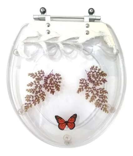 Tampa De Vaso Acrilico Decorada Branca Para Todas As Louças