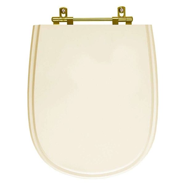 Tampa De Vaso Poliéster Paris Bone Com Ferragem Dourada