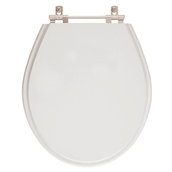 Tampa de Vaso Acrilico Ravena Cinza para bacia Deca 6lpf