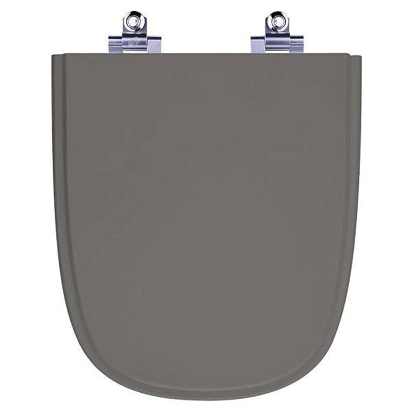 Assento Sanitário Amortecido Ibiza Ambar (Cinza Escuro) para vaso Incepa