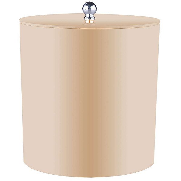 Lixeira para Banheiro Pêssego Rosa Claro 20 x 20cm - 6,2l