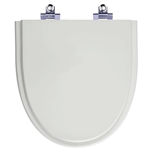 Assento Sanitário Laqueado Com Amortecedor Studio Cinza Platina para vaso Incepa