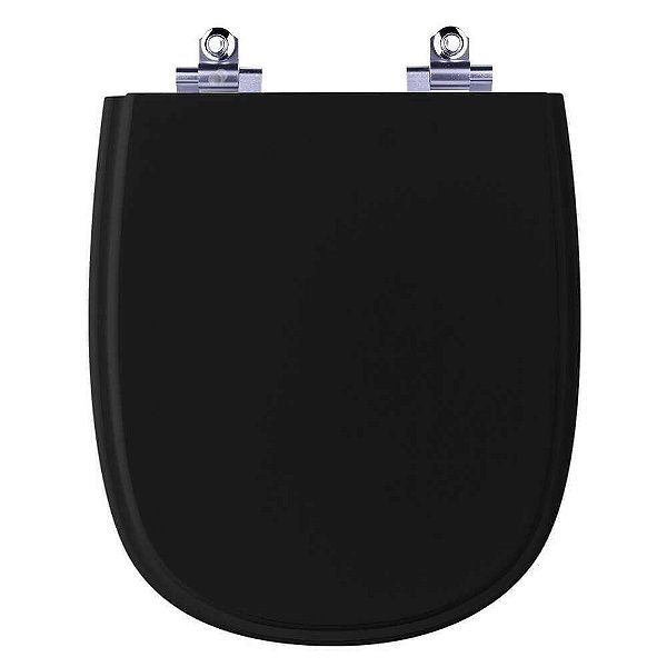Tampa De Vaso Com Amortecedor Sabatini Preto para Bacia Icasa