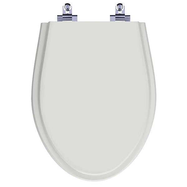 Assento Sanitário Laqueado Soft Close Absolute Sterling Silver (Cinza Claro) para vaso Ideal Standard