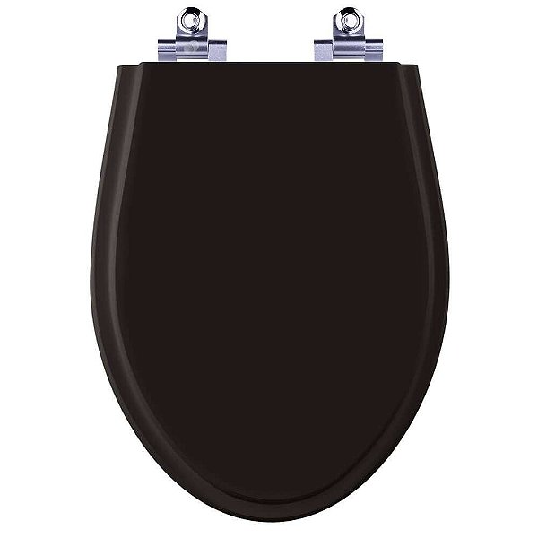 Assento Sanitário Laqueado Soft Close Absolute Preto para vaso Ideal Standard